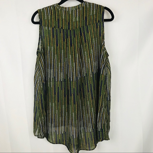 H&M | Semi Sheer Blouse | Printed | 8 - Picture 5 of 6